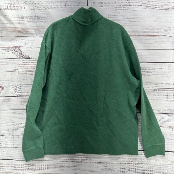 Polo Ralph Lauren Quarter Zip Men's Size XXL Long Sleeve Green Sweater - Picture 3 of 10